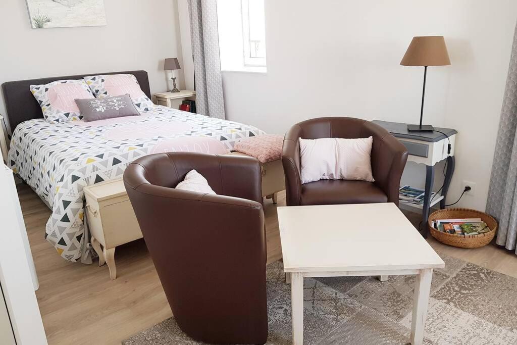 Studio Cosy Les Roses Tremieres 3 Etoiles Centre Plouharnel Proche Mer Exterior foto