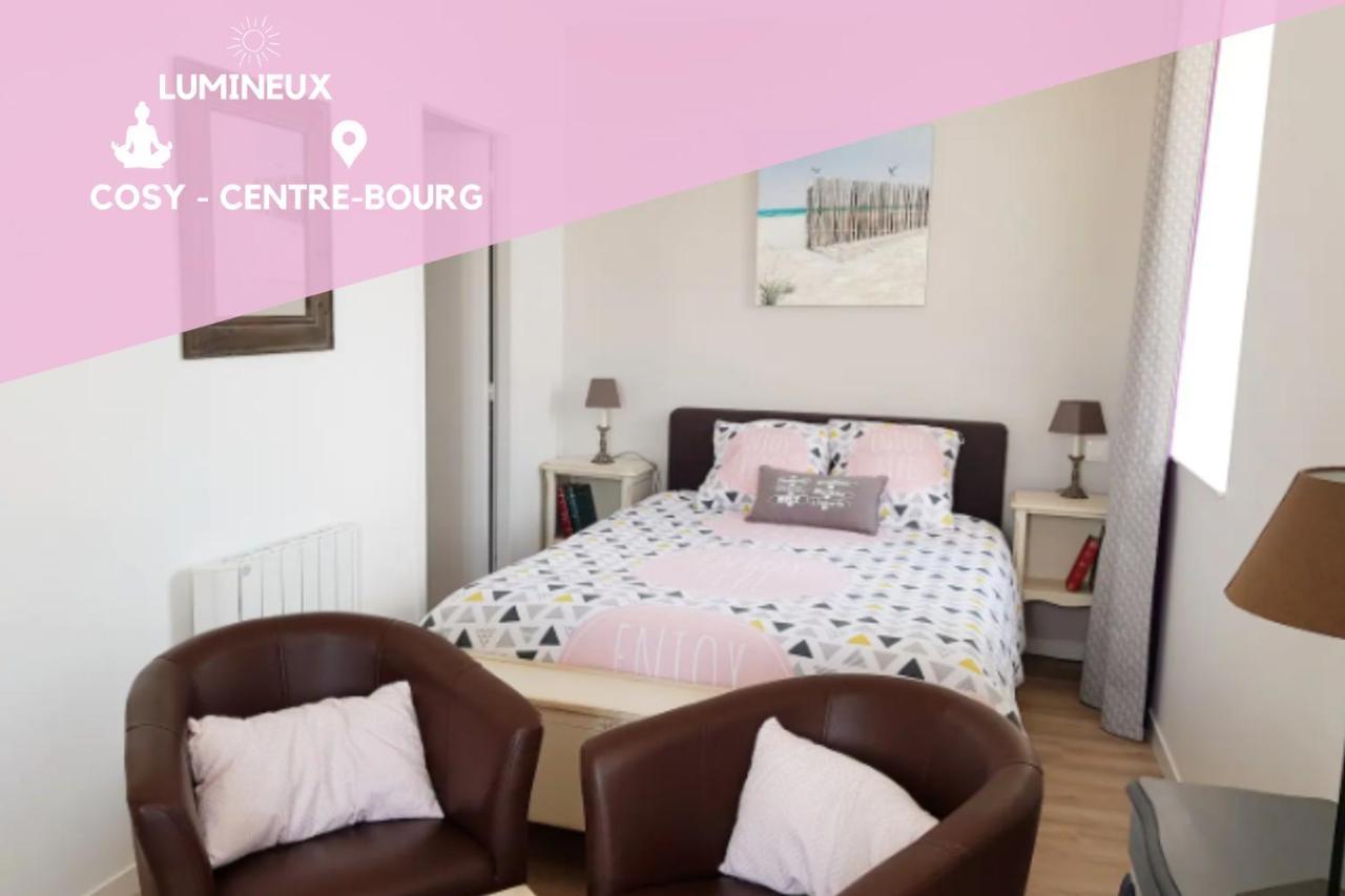 Studio Cosy Les Roses Tremieres 3 Etoiles Centre Plouharnel Proche Mer Exterior foto